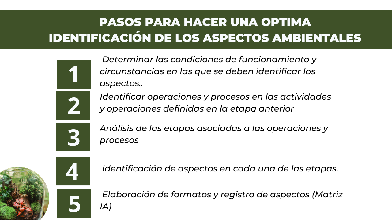 Metodolog A Para La Identificaci N Y Evaluaci N De Aspectos E Impactos