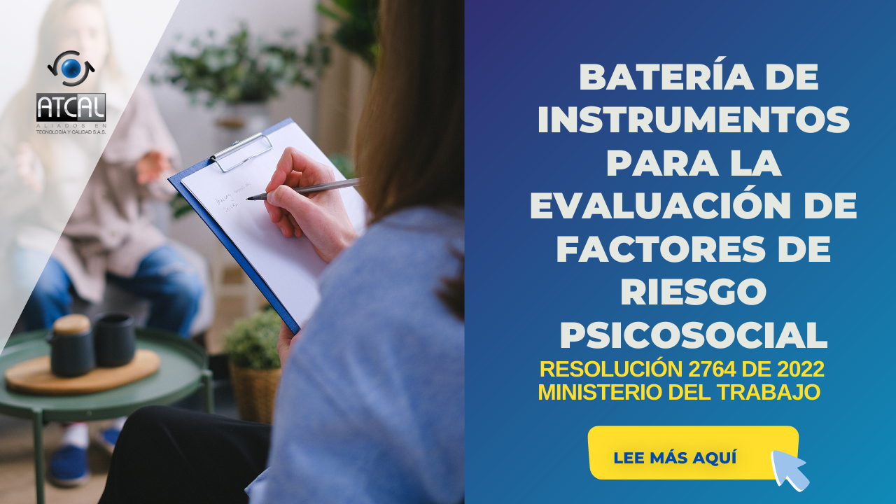 ResoluciÓn 2764 De 2022 BaterÍa Para La EvaluaciÓn De Factores De