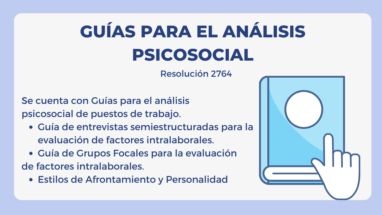 ResoluciÓn 2764 De 2022 BaterÍa Para La EvaluaciÓn De Factores De