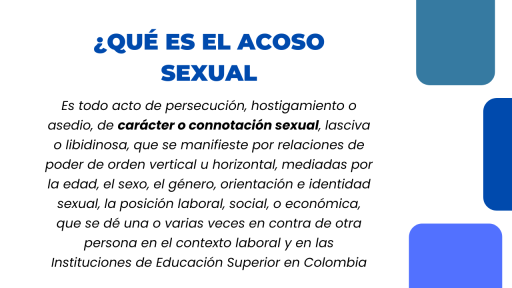 definición acoso sexual LEY 2365 DE 2024